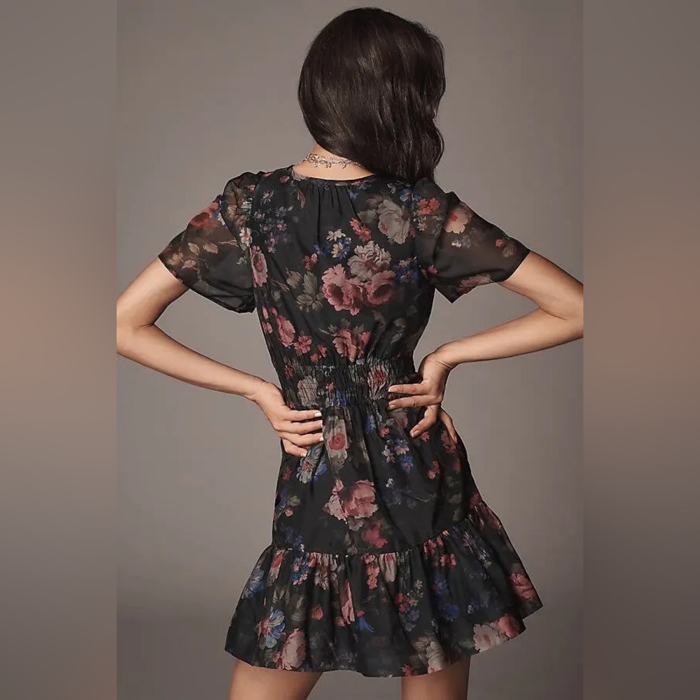 Anthropologie The Somerset Mini Dress: Organza Edition Size Small - Picture 4 of 10